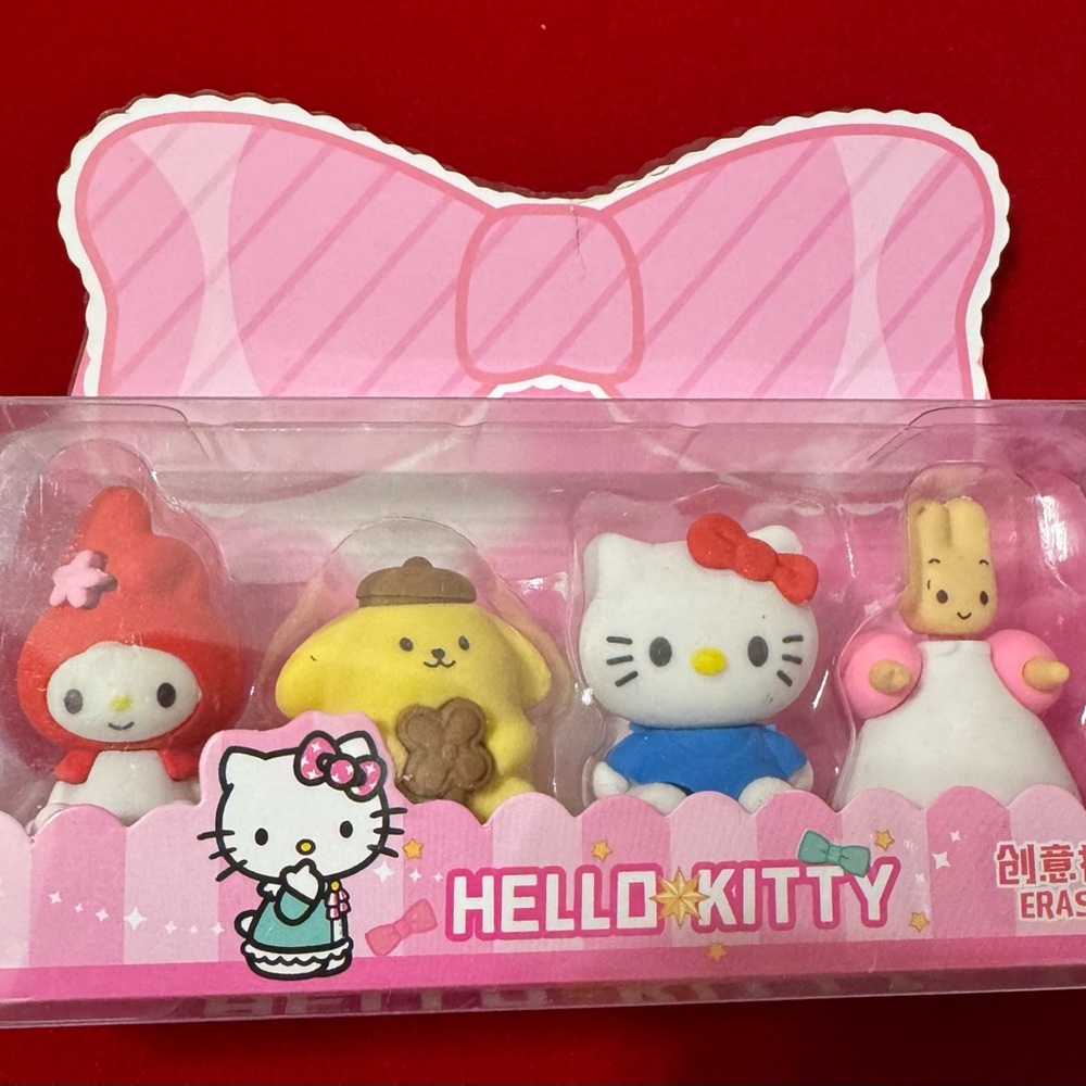 Hello Kitty & friends Erasers Set 2